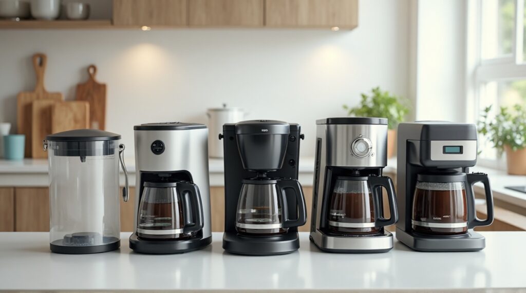cafeteiras eletricas em bancada de cozinha moderna comparativo de modelos