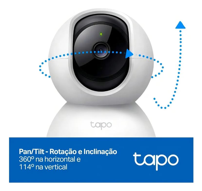 câmera de monitoramento pet TP-Link TC70 Wi-Fi para acompanhar cães e gatos à distância