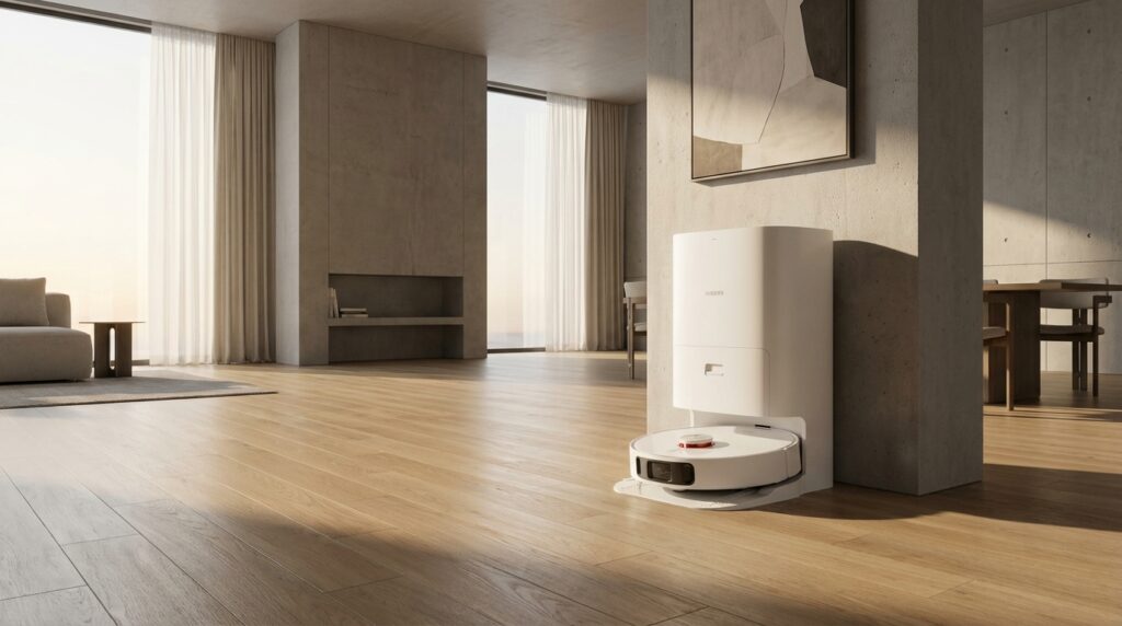 Logotipo da Xiaomi e modelo X20+, destacando que o robô aspirador Xiaomi X20+ vale a pena por sua tecnologia avançada.