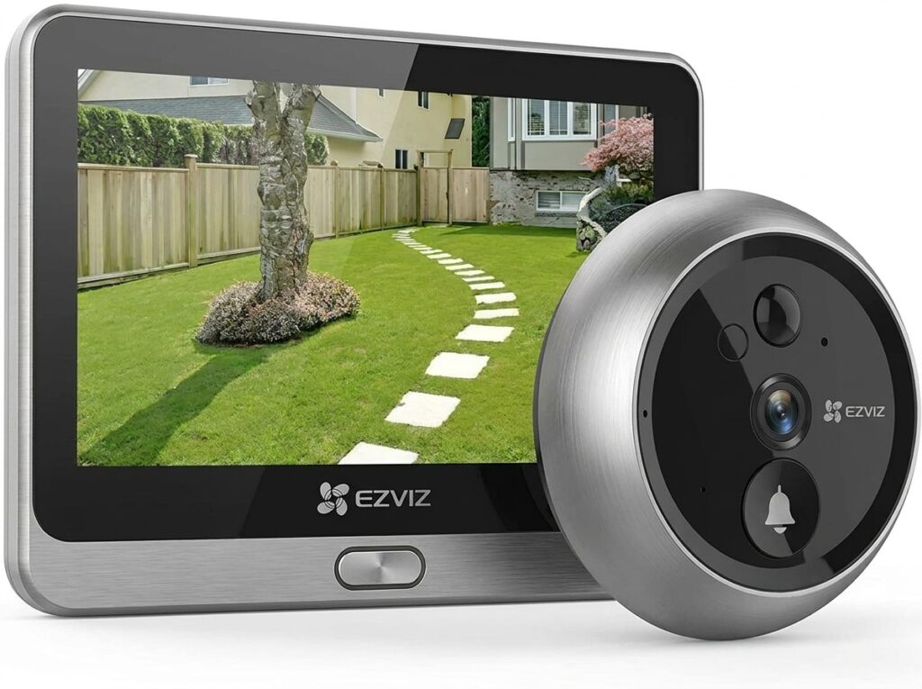 ezviz dp2c olho mágico digital wifi com câmera inteligente