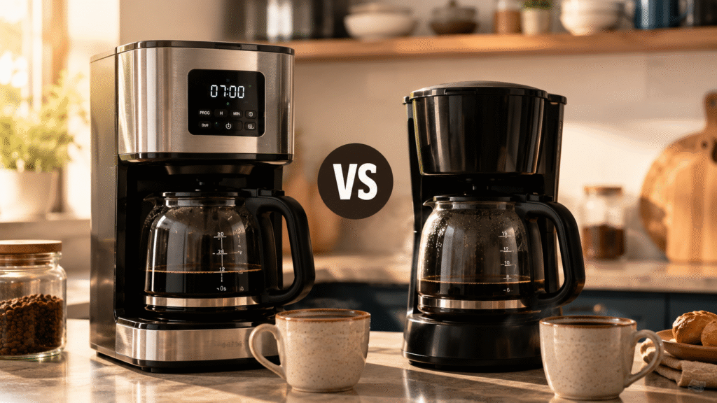 CAFETEIRA PROGRAMÁVEL
OU TRADICIONAL?