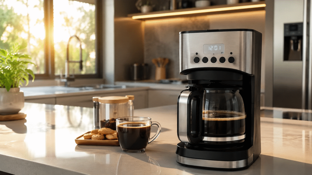 arno new element cafeteira programável com timer de 24 horas